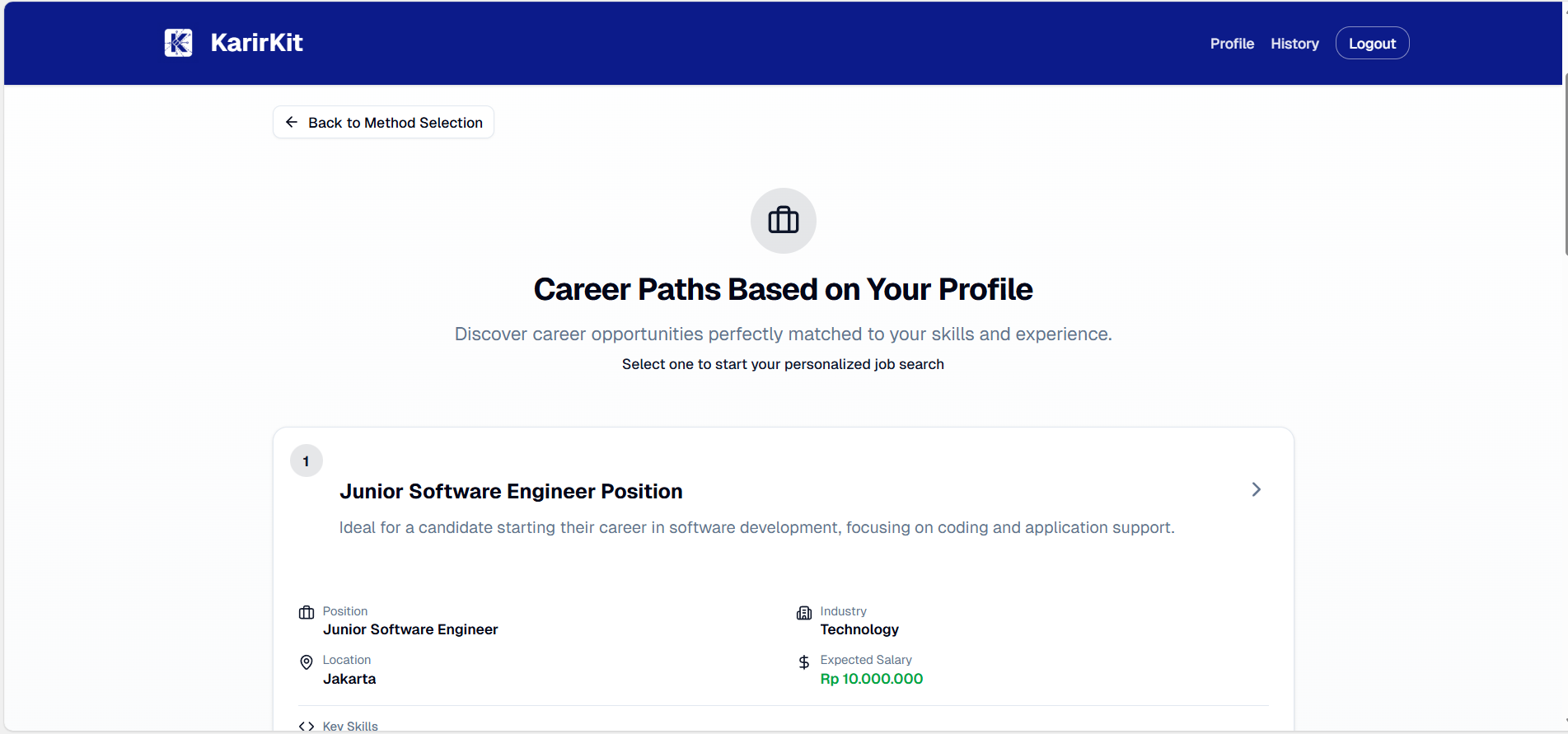 KarirKit – AI Career Assistant